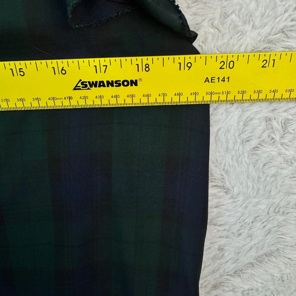 Vineyard Vines Dress Womens‎ Small Blackwatch Plaid Flutter Sleeve Tie Neck